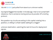 $128 mln leaves Aave, raises liquidity concerns across DeFi AAVE