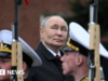 Putin denounces Nato at scaled back Victory Day parade