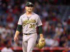 A’s J.T. Ginn lost a no-hitter, and the game, in the ninth A’s J.T. Ginn lost a no-hitter, and the game, in the ninth