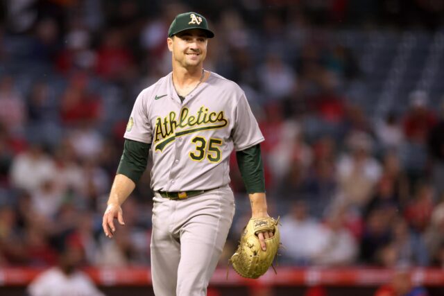 A’s J.T. Ginn lost a no-hitter, and the game, in the ninth