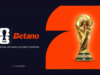 Betano expands FIFA World Cup presence through new 2026 tournament partnership Betano FIFA World Cup 2026 sponsor announcement featuring official tournament supporter branding alongside the FIFA World Cup trophy on orange background.
