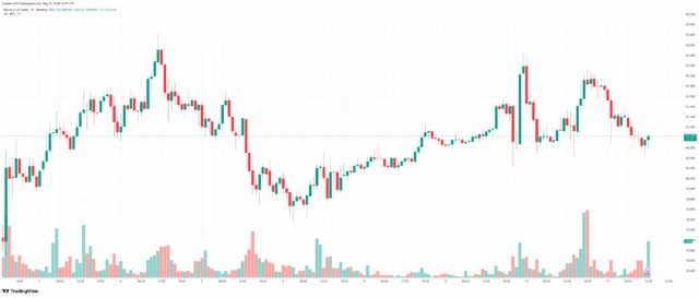 Bitcoin Price Reacts as U.S. Inflation Rises to Highest Level BTCUSD_2026-05-12_15-37-01