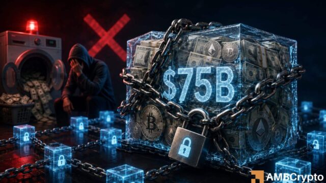 Crypto crime rises as $75B in illicit funds remain trapped on-chain: Report