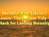 Declutter Your Life in 5 Minutes: The Instant Tidy-Up Hack for Lasting Serenity Declutter Your Life in 5 Minutes: The Instant Tidy-Up Hack for Lasting Serenity