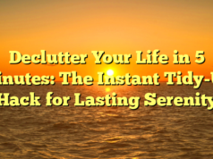 Declutter Your Life in 5 Minutes: The Instant Tidy-Up Hack for Lasting Serenity Declutter Your Life in 5 Minutes: The Instant Tidy-Up Hack for Lasting Serenity