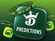 DraftKings pushes deeper into federally regulated sports prediction markets through Railbird DraftKings Predictions app logo promoting federally regulated sports prediction markets and event contract trading expansion in the United States. DraftKings pushes deeper into federally regulated sports prediction markets through Railbird