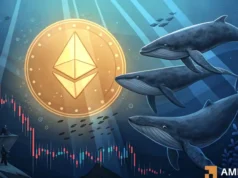 Ethereum under pressure after 577K ETH transfer – Will ETH price slide? Garrett Jin has deposited 225,627 ETH into Binance