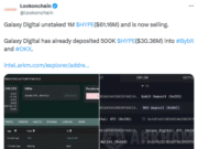 Galaxy Digital unstakes 1 mln HYPE – So why is Hyperliquid’s price up today? HYPE