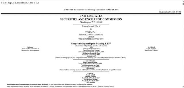 Grayscale's bold claim amid third Hyperliquid ETF filing: 'Bigger than Grayscale Hyperliquid Staking ETF