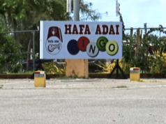 Guam bingo operators sentenced after multimillion-dollar charity gambling fraud targeting children Hafa Adai Bingo sign in Guam linked to multimillion-dollar charity gambling fraud investigation and federal prison sentencing