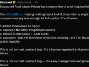 How the StablR exploit drained $10.4M via unbacked stablecoin issuance How the StablR exploit drained $10.4M via unbacked stablecoin issuance