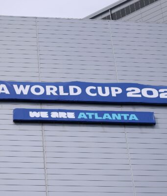How to take in Atlanta during the 2026 World Cup ATLANTA, GEORGIA - MAY 25: A detailed view of the preparations around Mercedes-Benz Stadium as the signage is transitioned to become Atlanta Stadium ahead of the FIFA World Cup 2026 on May 25, 2026 in Atlanta, Georgia. (Photo by Kevin C. Cox/Getty Images)