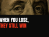 Kalshi fires back at FairPredicts with cease-and-desist over ‘Kalshi Lies’ campaign Close-up image of Benjamin Franklin on U.S. currency above bold text reading “When You Lose, They Still Win,” used in criticism of Kalshi prediction markets and gambling-style trading practices. Kalshi fires back at FairPredicts with cease-and-desist over 'Kalshi Lies' campaign