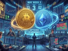 May Week 3 Bitcoin & Ethereum Options Set To Expire May Week 3 Bitcoin & Ethereum Options Set To Expire
