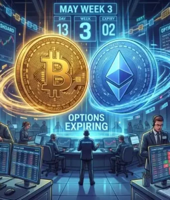 May Week 3 Bitcoin & Ethereum Options Set To Expire May Week 3 Bitcoin & Ethereum Options Set To Expire