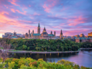 Ontario regulated gambling market now captures overwhelming majority of online players Panoramic view of Ottawa Parliament Hill at sunset with colorful sky over the Ottawa River in Canada. Ontario regulated gambling market now captures overwhelming majority of online players