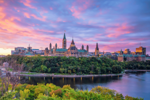 Ontario regulated gambling market now captures overwhelming majority of online Panoramic view of Ottawa Parliament Hill at sunset with colorful sky over the Ottawa River in Canada. Ontario regulated gambling market now captures overwhelming majority of online players