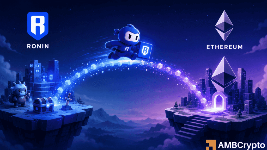 Ronin returns to Ethereum as gaming chain cuts RON inflation by 95%