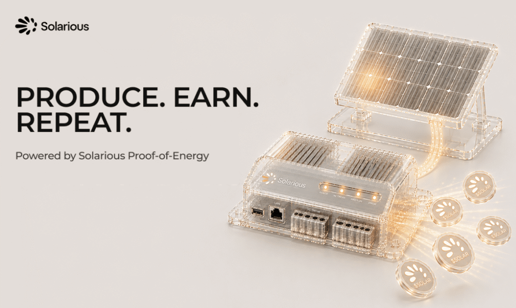 Solarious Announces How Individual Energy Producers Can Turn Solar Output Into Digital Value