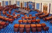 U.S. Senate bans prediction market trading for members in unanimous ethics vote An overhead view of the Senate chamber.