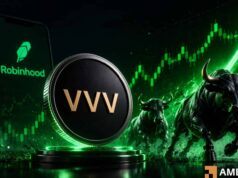 VVV rallies 17% on Robinhood listing – Can Venic Token flip $20 next? VVV rallies 17% on Robinhood listing – Can Venic Token flip $20 next?