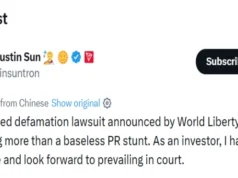WLFI Sues Justin Sun Over “Smear Campaign” Against Project Justin sun response on WLFI lawsuit
