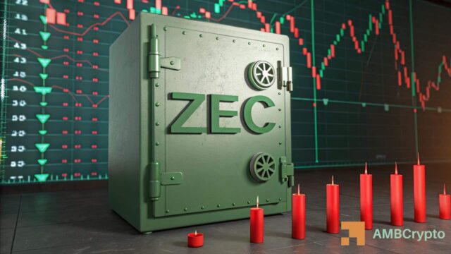 Whale bets $9.57M on ZEC rally, but will its $542 support hold on?