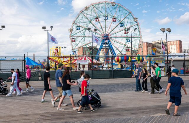 Your New York/New Jersey guide to the 2026 World Cup NEW YORK, NEW YORK - APRIL 01: People enjoy a warm Spring afternoon at Coney Island in Brooklyn on April 01, 2026 in New York City. Coney Island, one of the nation’s oldest beach and amusement park communities, saw both Luna Park and Deno’s Wonder Wheel Amusement Park hold opening ceremonies last weekend as the area prepares for the busy beach season. (Photo by Spencer Platt/Getty Images)