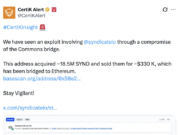 a16z-backed Syndicate Labs winds down: ‘The rollup market has shrunk’ Syndicate Labs bridge attack