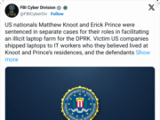 US Nabs 8 ‘Laptop Farmers’ for North Korea over 5 months