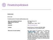 Zondacrypto Hit With Investor Warning by Estonia Financial Regulator
