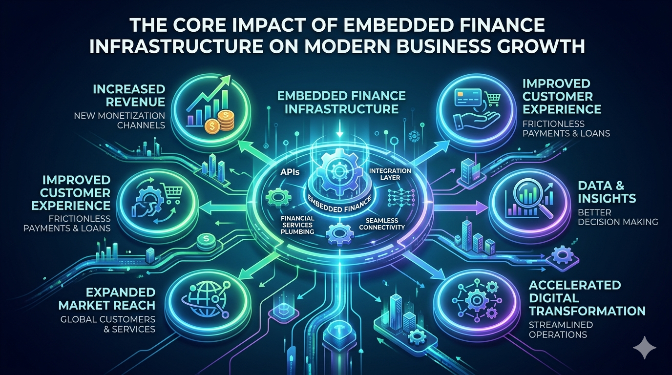 Embedded Finance Infrastructure driving modern digital business growth