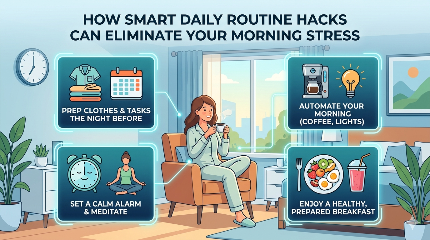 1000132522 A structured morning workflow optimized with Smart Daily Routine Hacks
