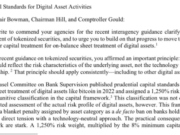 ‘A blanket ban’- U.S. senators push regulators to ease crypto capital rules bank capital crypto
