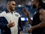 Aaron Donald un-retiring to join Myles Garrett would be DIABOLICAL Aaron Donald un-retiring to join Myles Garrett would be DIABOLICAL