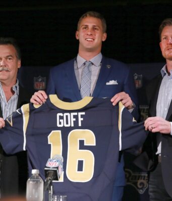 The Rams don’t care about 1st-round picks, and somehow it works Los Angeles Rams Introduce Jared Goff