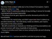 ‘Not a cause of alarm’ – Gemini’s co-founder defends Zcash bug as Hayes dumps ZEC Zcash